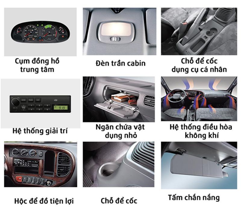 Nội thất Hyundai HD75s