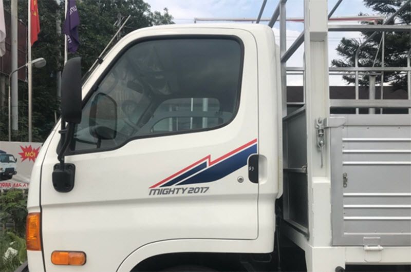 Thiết kế ngoại thất Hyundai Mighty 2017 Thùng Bạt