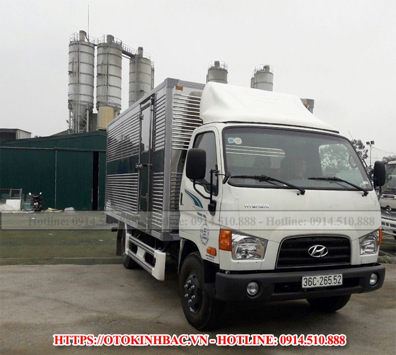 Hyundai HD110S thùng kín inox trọng tải 7 tấn - Kinh Bắc Auto