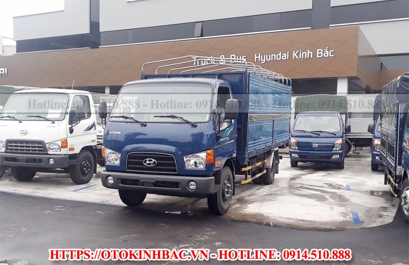Hyundai New Mighty 110S thùng mui bạt trọng tải 7 tấn - Kinh Bắc Auto