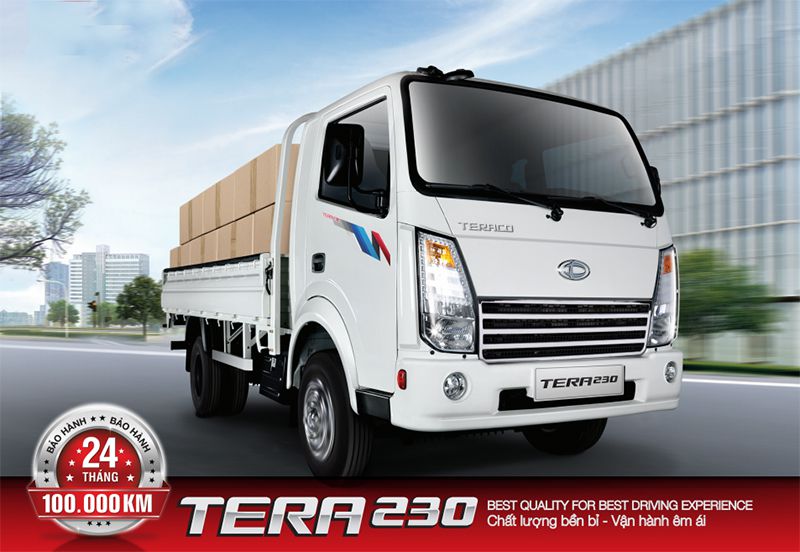 Xe tải nhẹ Tera 230 bảo hành 2 năm