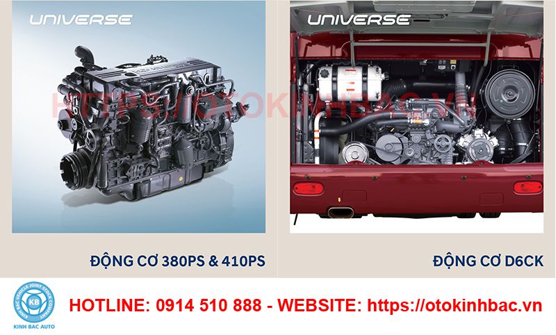 Động cơ D6CK sử dụng cho Hyundai New Universe