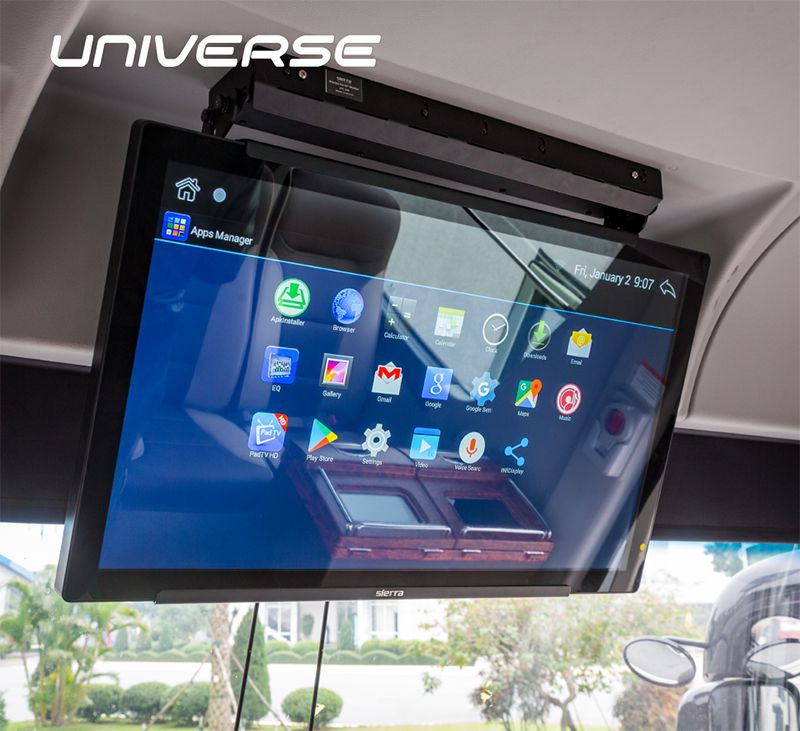 New Universe được trang bị màn hình LCD chất lượng